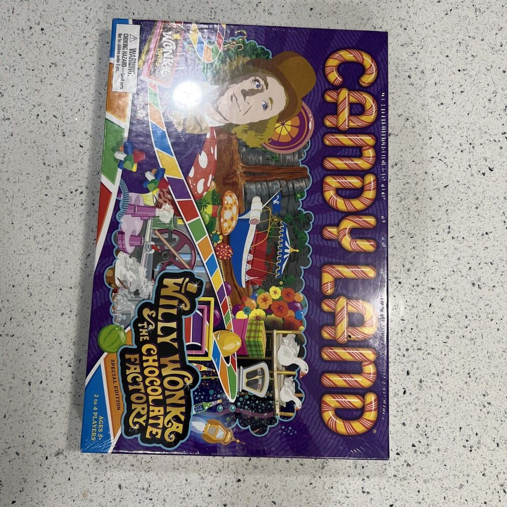 Candy Land Willy Wonka and the Chocolate Factory Board Game